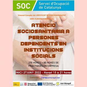 Atenció sociosanitària a persones dependents en institucions socials